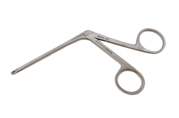 鋭匙鉗子(シャフト部分長さ8.5cm)(髄核や線維輪、黄色靭帯、脂肪