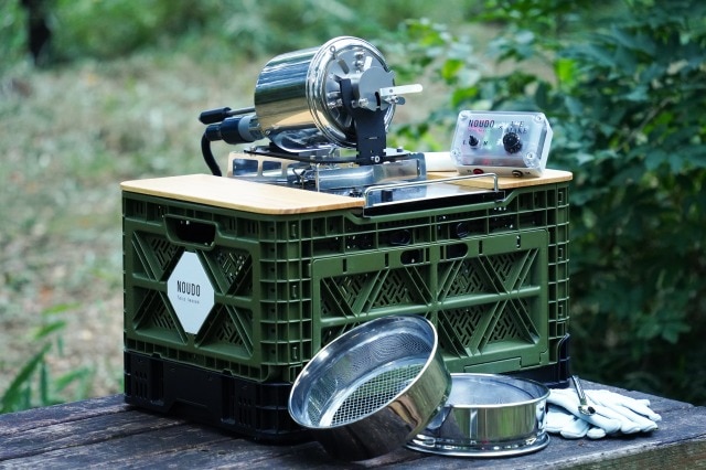 NOUDO×E/E MAKE オリジナル小型焙煎機 ハピネス（電動フルセット