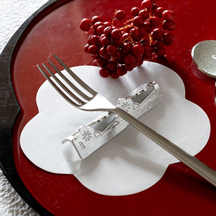 カトラリーレスト - 吉祥紋｜錫製雑貨・酒器の通販は能作オンライン