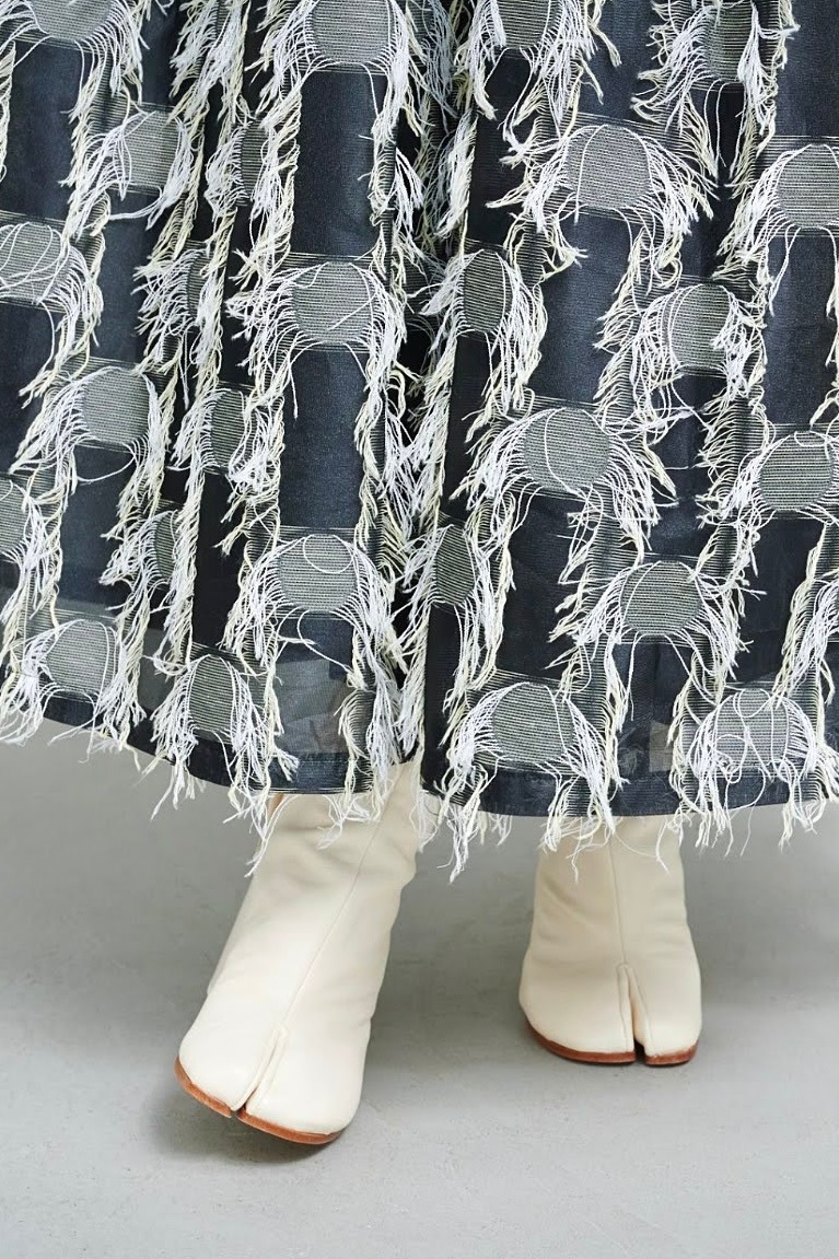 obliM】米沢別注イエローフリンジスカート | obliM | OBLI