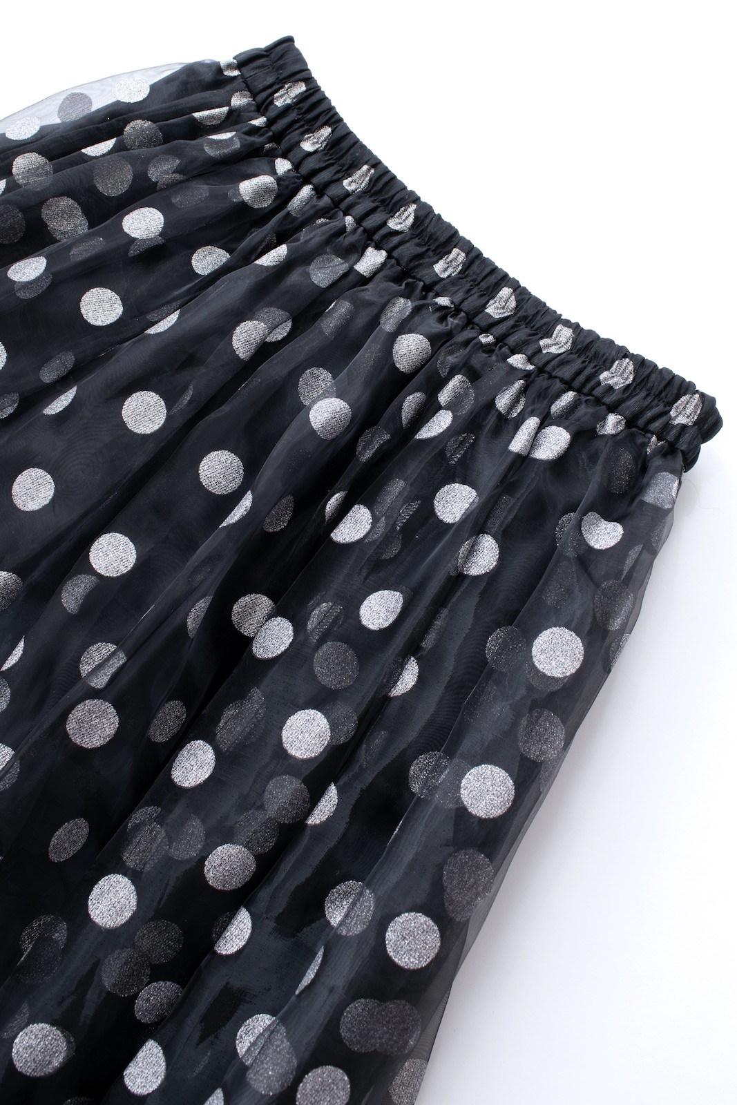 シルバードットオーガンジースカート | BOTTOMS | OBLI