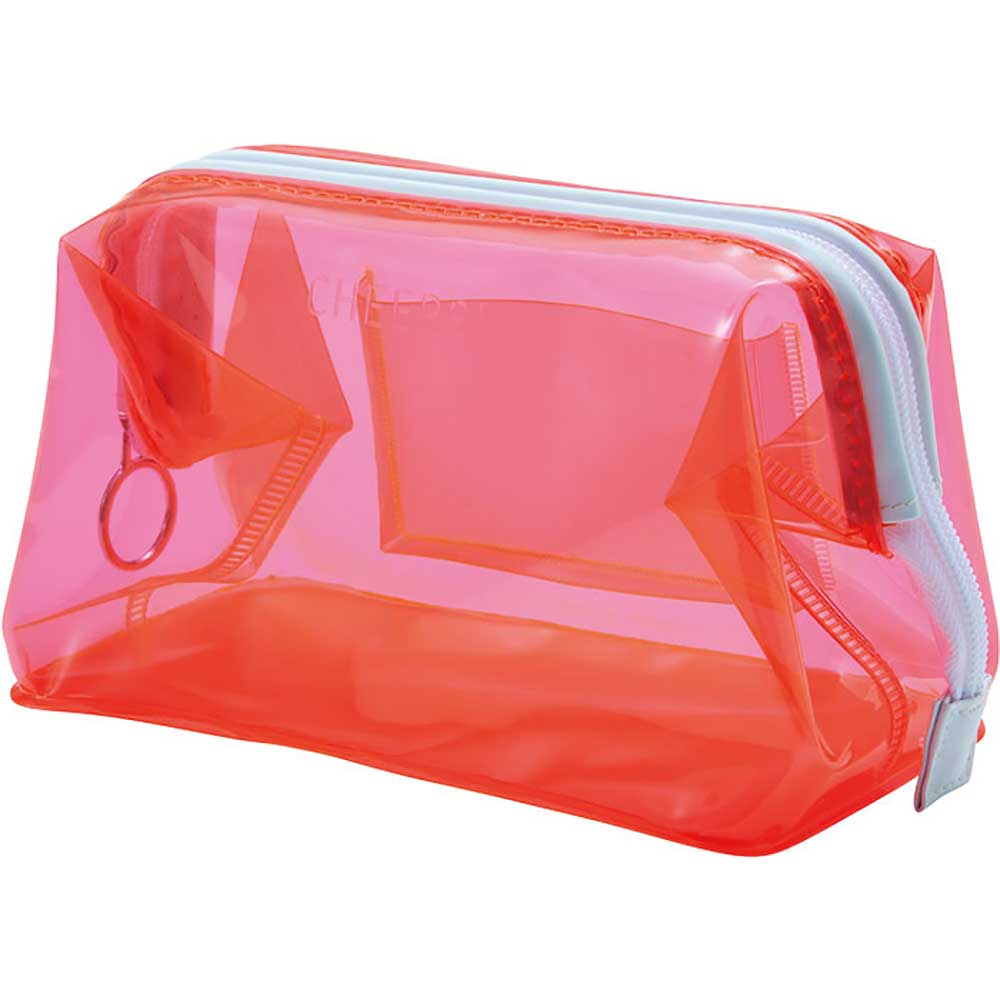 キングジム＜KING JIM＞ チアーズ ワイヤーポーチ アカ CH5540Tアカ