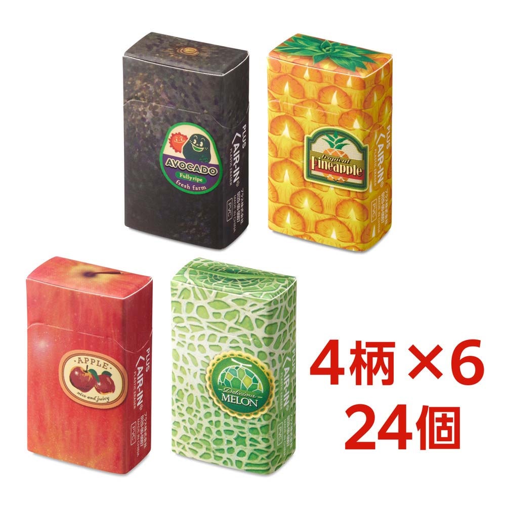 プラス PLUS エアイン フルーツ消しゴム 第二弾 アソートBOX ER