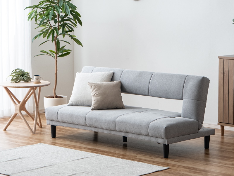 ソファベッド 寝心地のいい ソファーベッド ファブリック張り シンプル