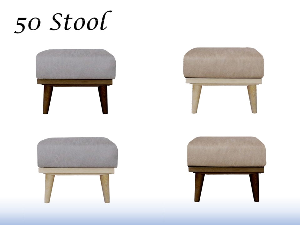 送料無料】コンパクト 木製 北欧 オットマン 腰掛け 足置き台 2色対応