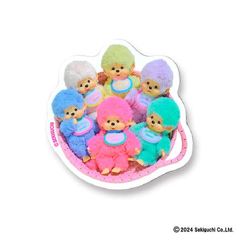 ビニールステッカー MONCHHICHI COLORS EVERYBODY | すべての商品