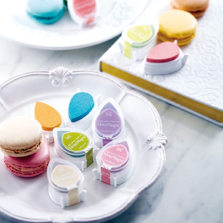 ツキネコ バーサマジックデュードロップ GD-83 セージ | スタンプ台