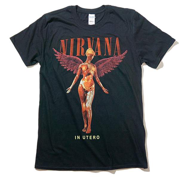 NIRVANA Tシャツ In Utero-Black | OSOMALO バンドTシャツの通販
