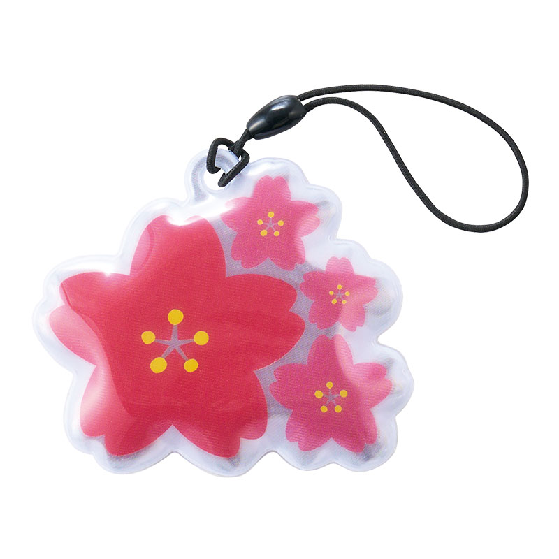 さくらさく リフレクター 240個(0586701) 反射材 桜 さくら型 交通安全