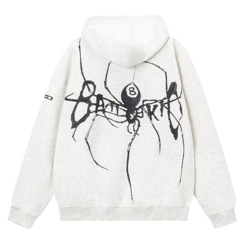 2色》8BALL SPIDERWEBジップパーカー <B688> | トップス,パーカー