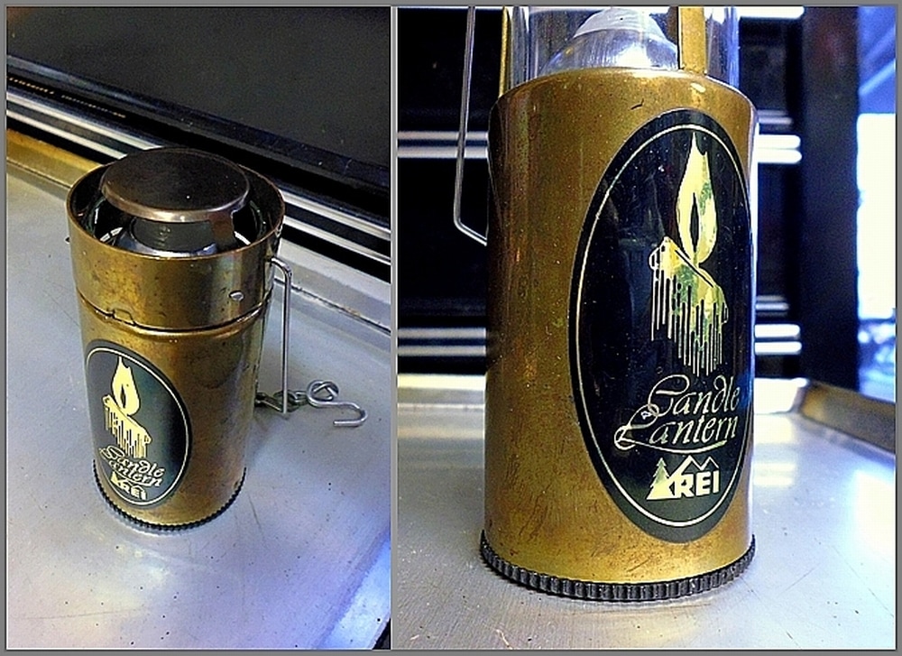 80's ビンテージ<BR> UCO×REI ブラス <BR>キャンドルランタン<BR> USA