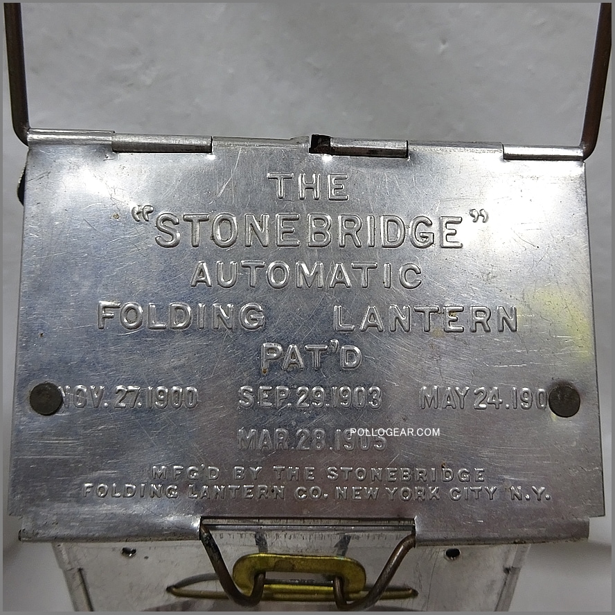 WW1 US ARMY<BR>ストーンブリッジ<BR>キャンドルランタン<BR>屋根型