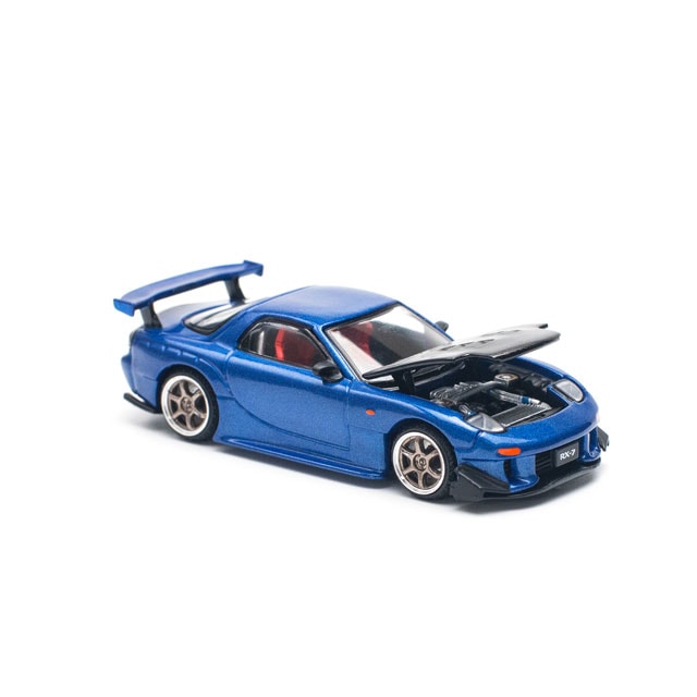 1/64 MAZDA RX-7 (FD3S) RE-AMEMIYA WIDEBODY METALLIC BLUE | Mazda