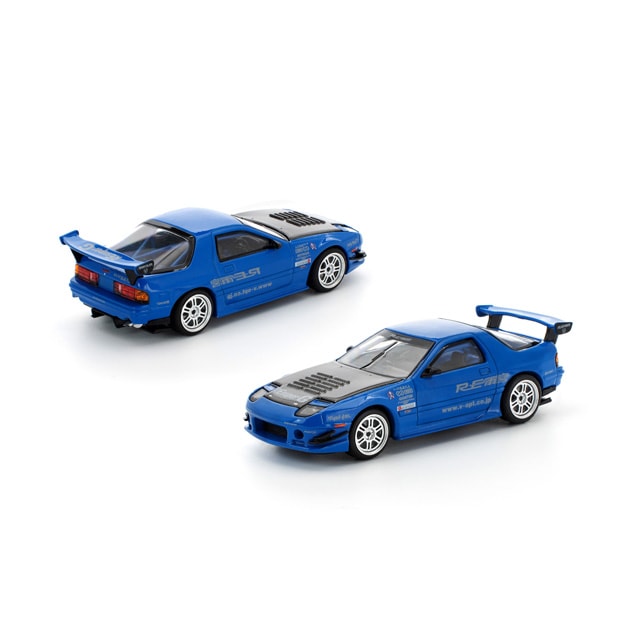 1/64 MAZDA RX-7 (FC3S) RE-AMEMIYA - RE-AMEMIYA BLUE 1/64 マツダ RX