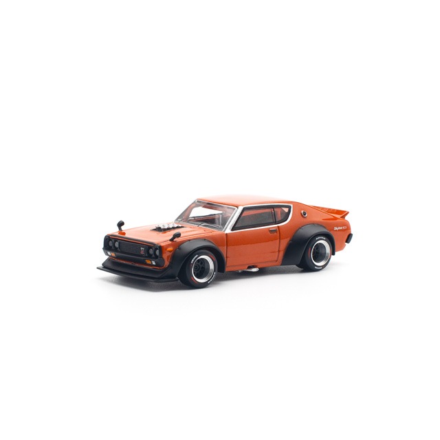 1/64 SKYLINE GT-R V8 DRIFT (KENMERI) ORANGE | Nissan | POP RACE