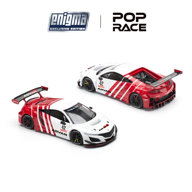 POP RACE x Enigma 1/64 Honda NSX GT3 EVO22 - ADVAN 1/64 ホンダ NSX