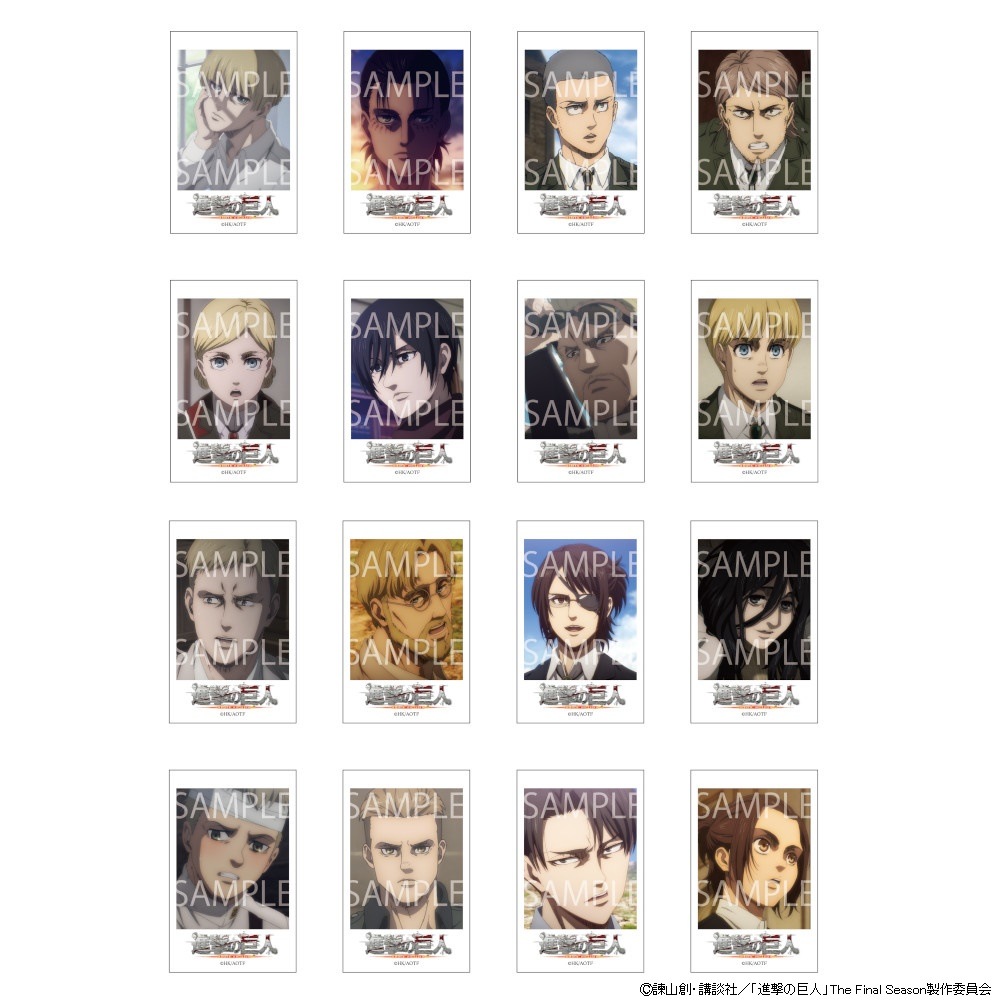 進撃の巨人 トレーディングチェキ風カードvol.2 ※ブラインド販売 グッズ