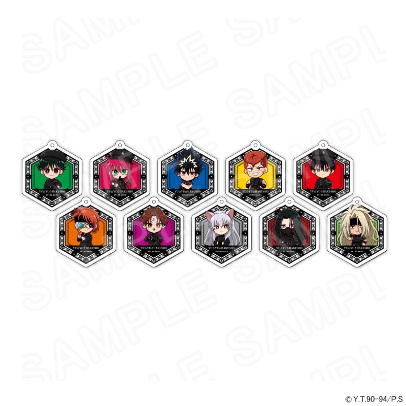 幽☆遊☆白書 ミニキャラアクリルキーホルダーパンクゴシックVer.