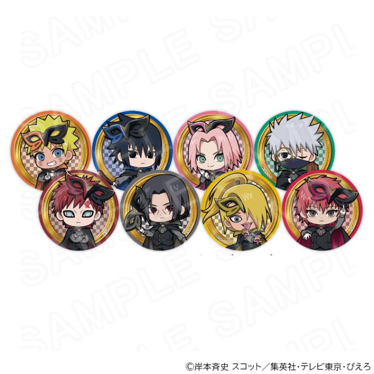 NARUTO-ナルト- 疾風伝 ミニキャラ缶バッジ