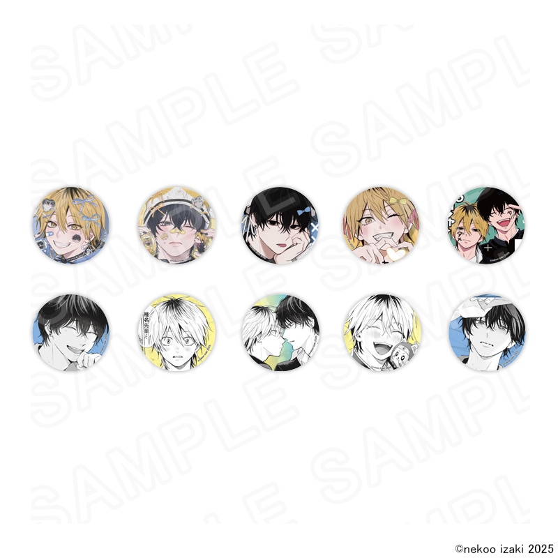 ダメ男の椎名先輩とヤバ男の佐々木くん』POPUPSHOP トレーディング缶バッジ