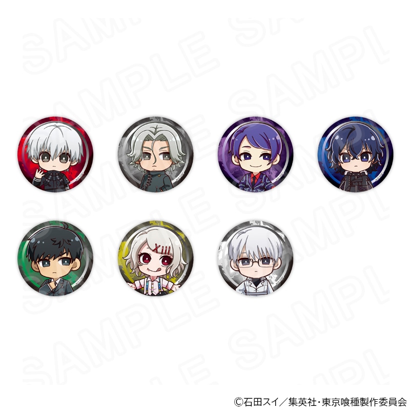 東京喰種トーキョーグール』トレーディングミニキャラ缶バッジ