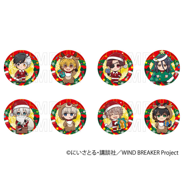 TVアニメ『WIND BREAKER』 缶バッジ クリスマスVer バラ
