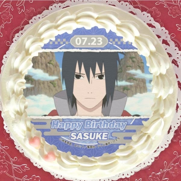 バースデープリケーキ2024（うちはサスケ）【特典缶バッジ付き