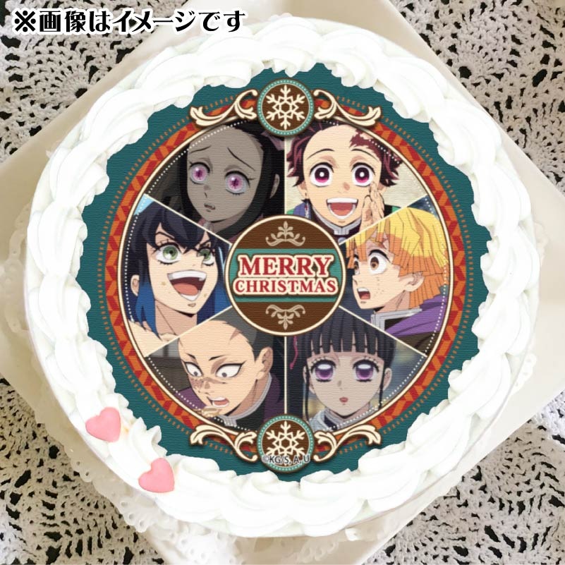 Xmasプリケーキ2024（竈門炭治郎＆竈門禰󠄀豆子＆我妻善逸＆嘴