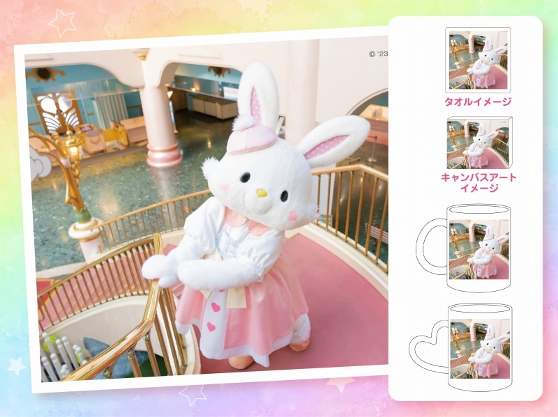 推しキャラ工房】ウィッシュミーメル 階段【ハンドタオル・キャンバス