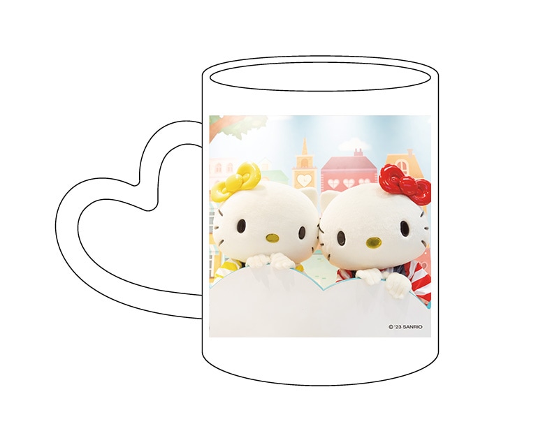 推しキャラ工房】キティ・ミミィ かくれんぼ 【ハンドタオル