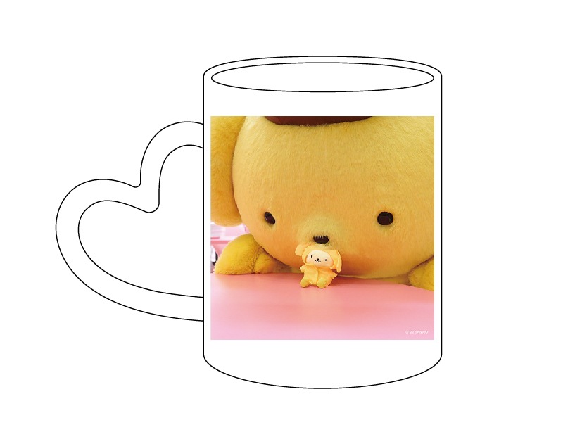 推しキャラ工房】ポムポムプリン ミニプリ【ハンドタオル・キャンバス