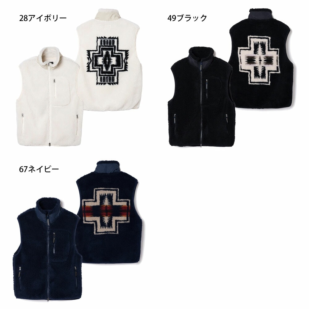 5%OFFセール】ペンドルトン PENDLETON ボアフリースベスト スタンド
