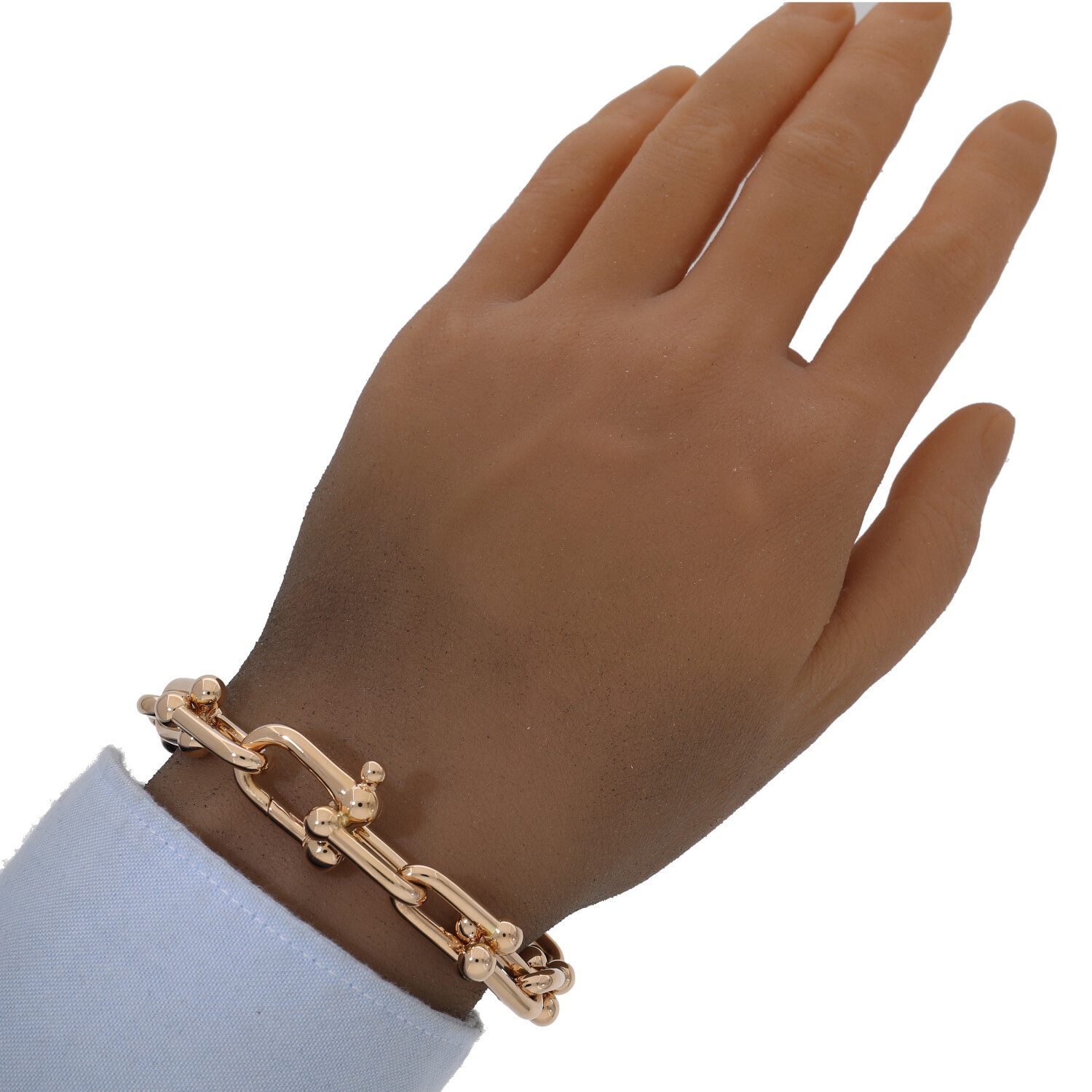 T8136 | [中古]ティファニー ハードウェア ラージ リンク ブレスレット