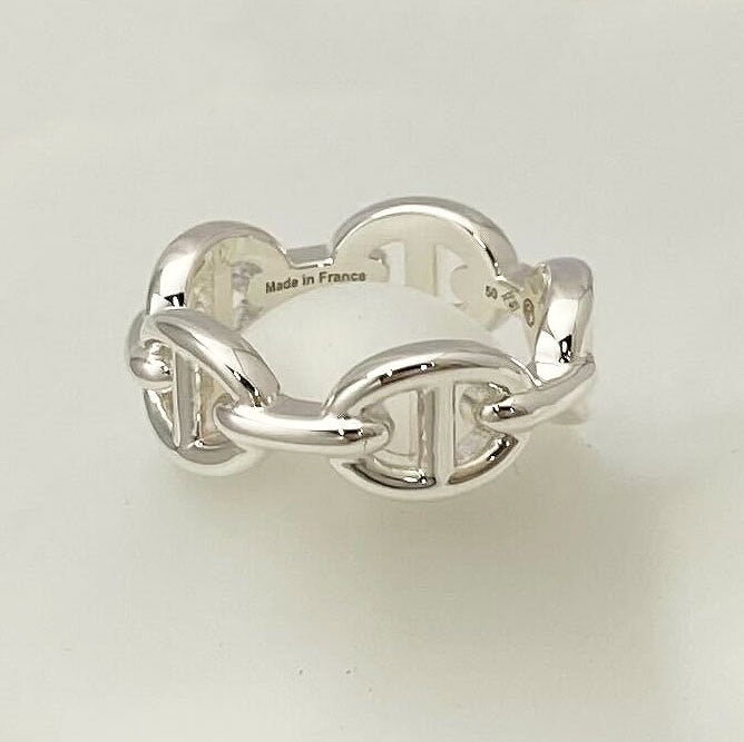 H7337 | [新品]エルメス シェーヌダンクルリング アンシェネPM | 中野