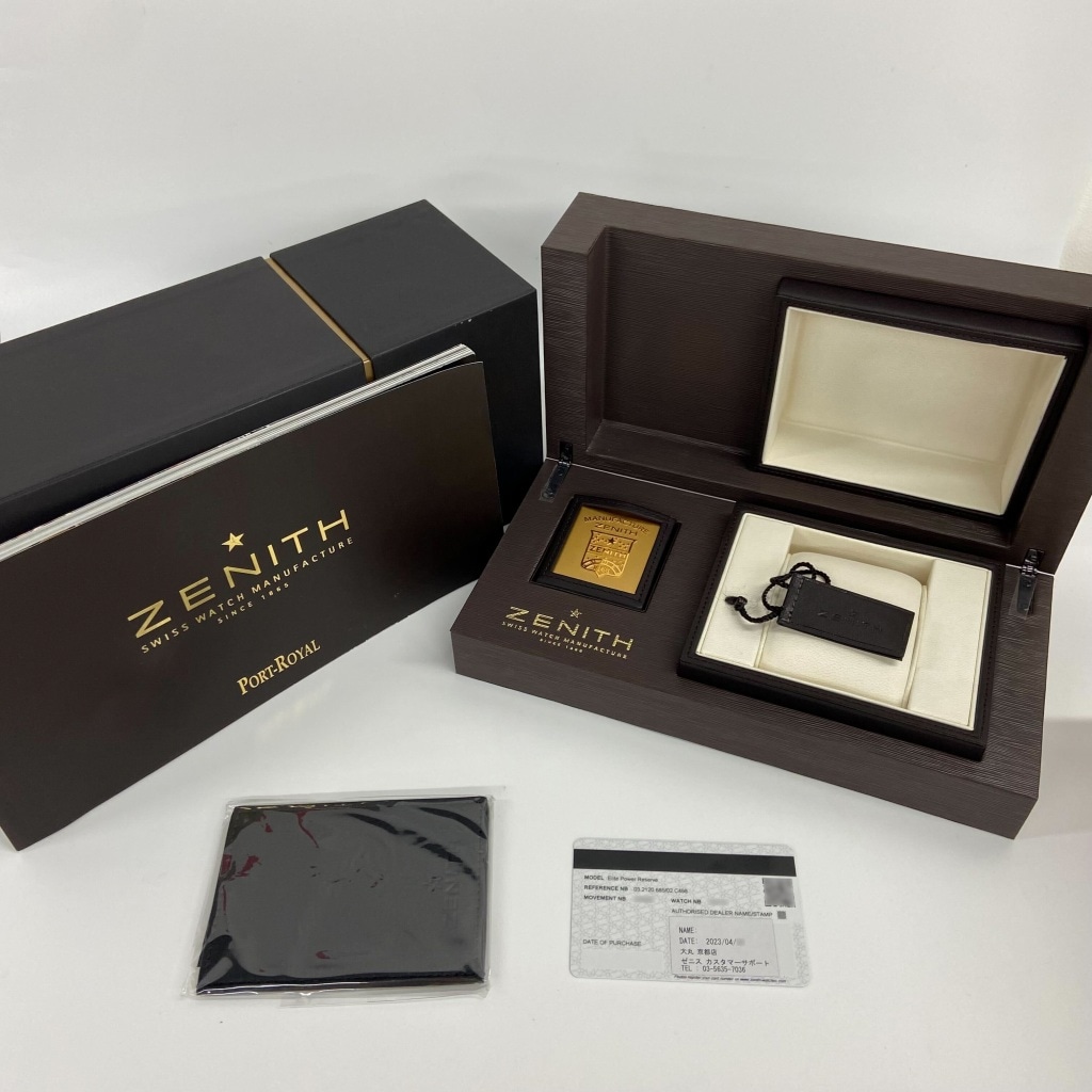 Z6648 | [未使用]ゼニス エリート キャプテン パワーリザーブ シルバー