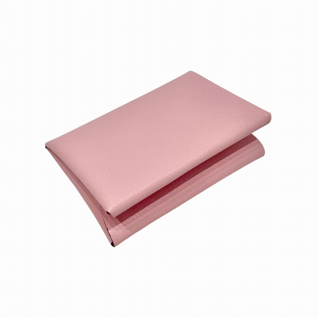 H50008 | [未使用]エルメス カルヴィ デュオ シェーブル ローズサクラ