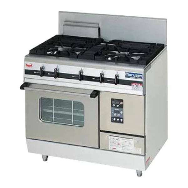 マルゼン ガスレンジ パワークックシリーズ 幅900×奥行600×高さ800(+