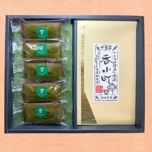 伊勢茶スイーツセット(フィナンシェ)[Bセット]【送料込/深緑茶房