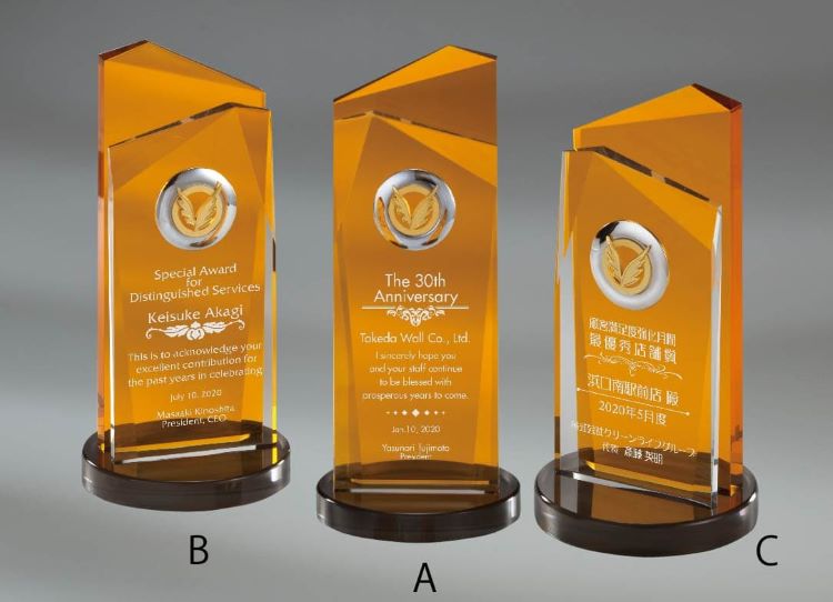 アクリルトロフィー 表彰記念品 ZVAL-1250 コア | 商品カテゴリー
