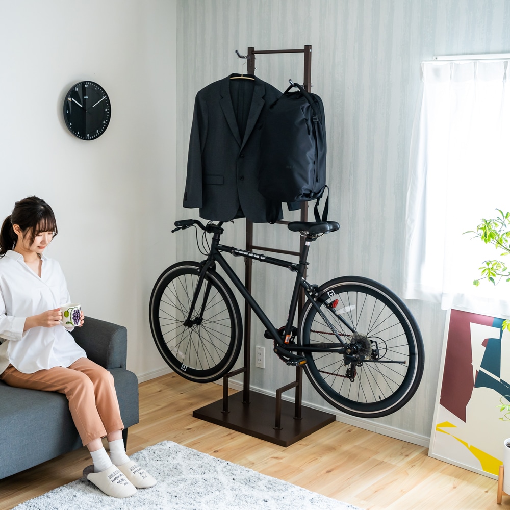 室内専用 自転車ラック【2台用】 | 室内自転車スタンド | 足立製作所