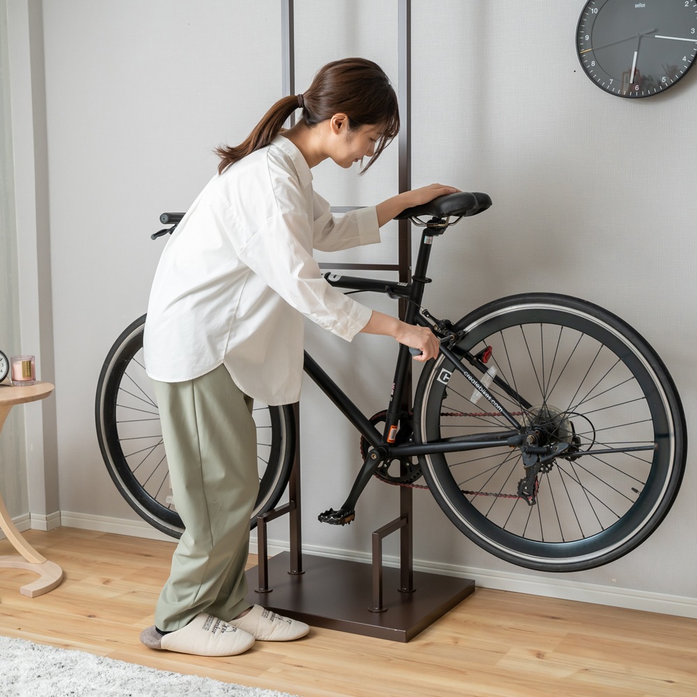 室内専用 自転車ラック【2台用】 | 室内自転車スタンド | 足立製作所