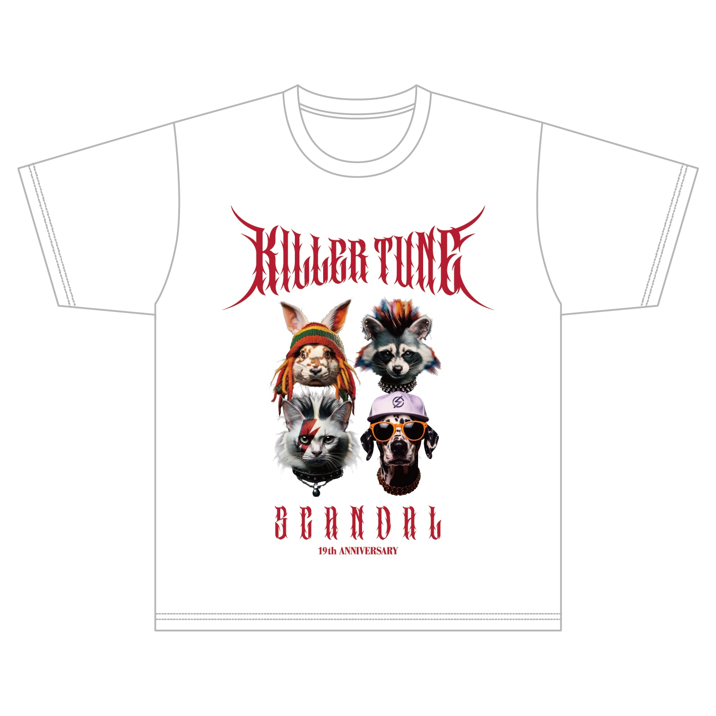 真夏のキラーチューン祭り Tシャツ WHITE | すべての商品 | ROOFTOP