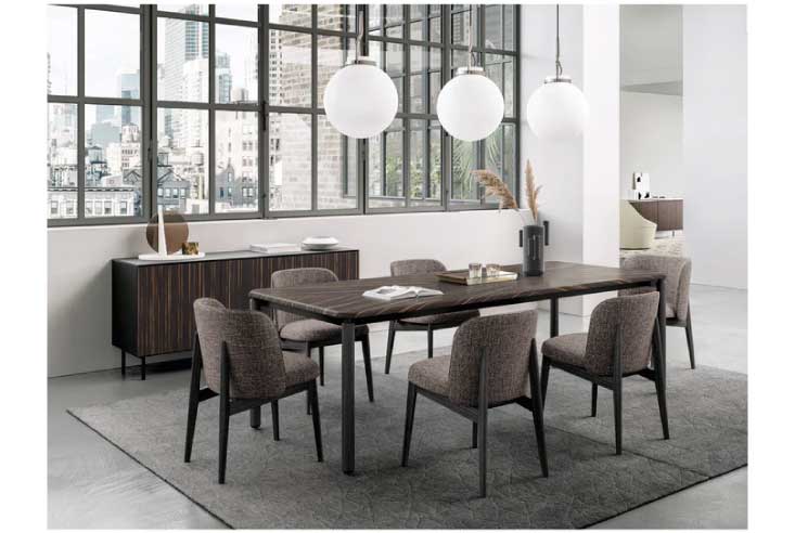 ダイニングチェア Calligaris(カリガリス) Abrey(アブレイ) P201/SLV