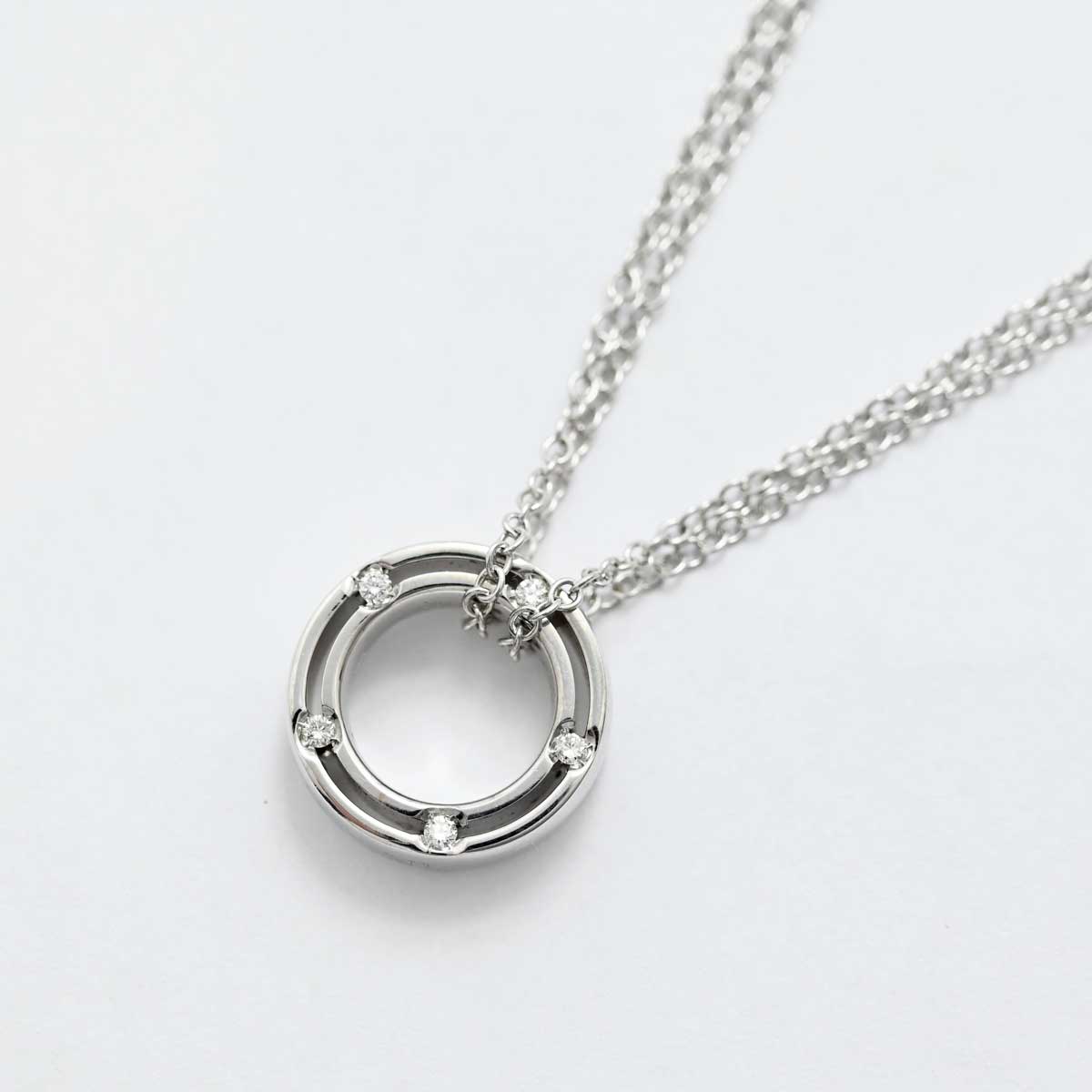 ダミアーニ DAMIANI 750WG ホワイトゴールド ダイヤ Dサイド