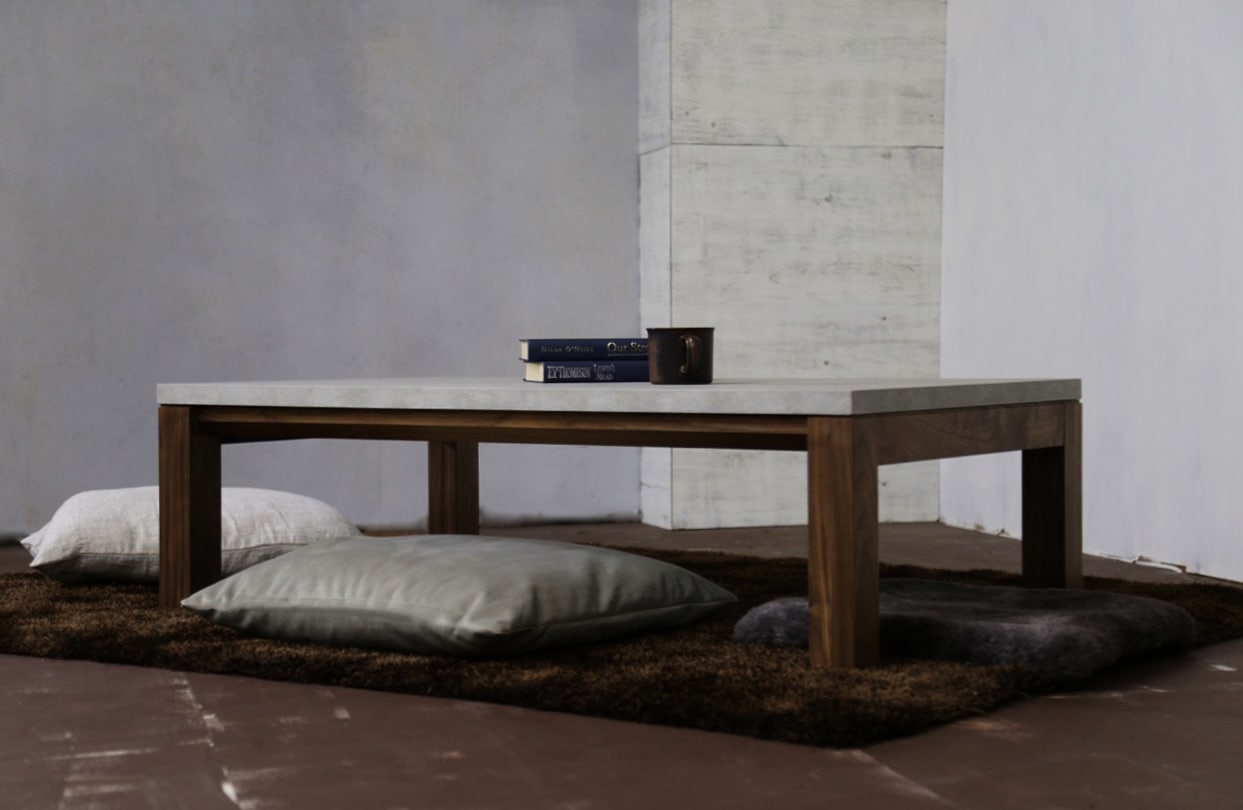 NOMBE kotatsu table mortar｜ノンベコタツテーブル モルタルグレー