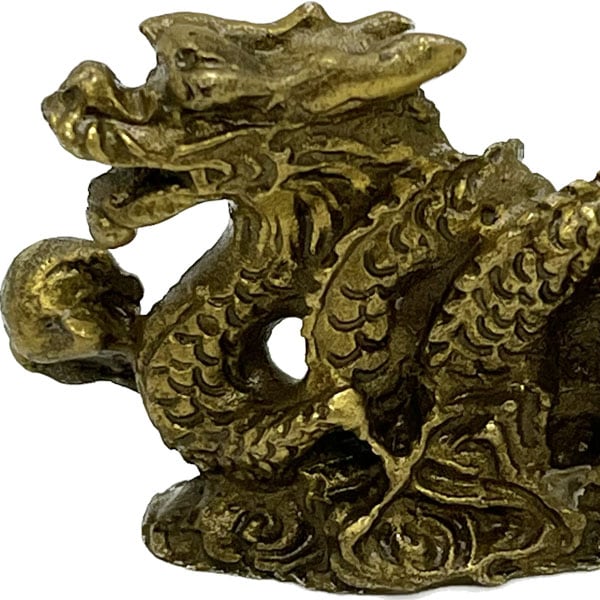 銅製龍ミニ K-88 ネコポス便なら【送料無料】｜開運,風水,グッズ・玩具