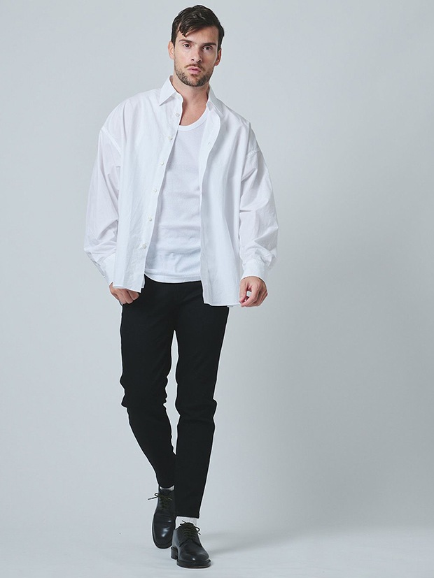 junhashimoto MEGA BIG SHIRT / WHITE | junhashimoto | rumbleFISH