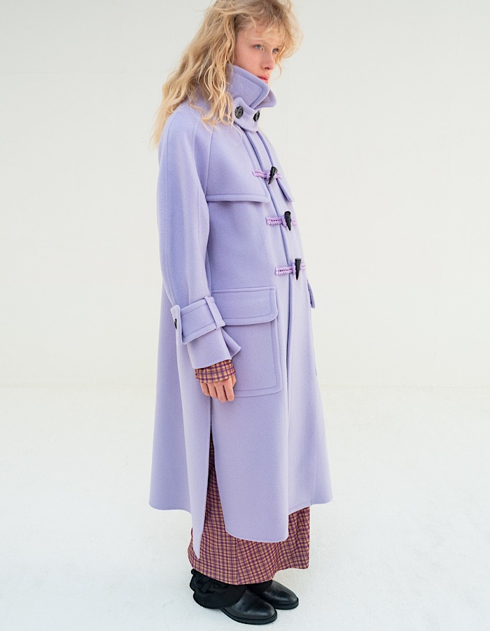 River Duffle Coat / lavender | OUTERS,COAT | RUMCHE OFFICIAL