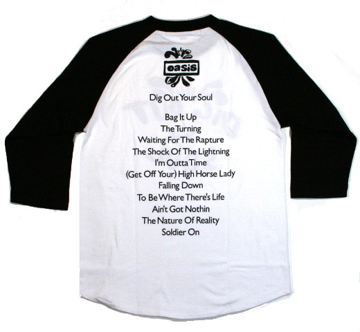Oasis / Dig Out Your Soul Tee (Raglan) | Music,O,OASIS | Rudy & Co.