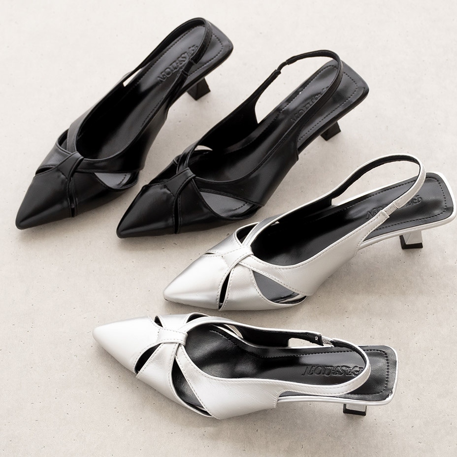 ポインテッドトゥ バックストラップパンプス [ ZZT-0001 ] | メンズ